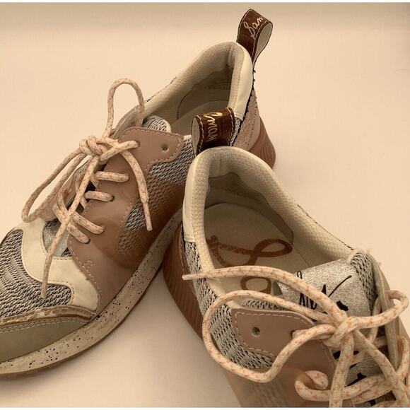 Sam Edelman Darsie Women’s Pink/Gray Fashion Sneakers Size 7 US) - Picture 1 of 8